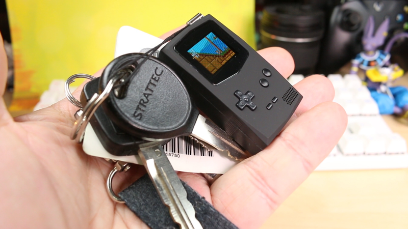 Illustration for article titled Thumbs On With The Tiniest Game Boy Ever